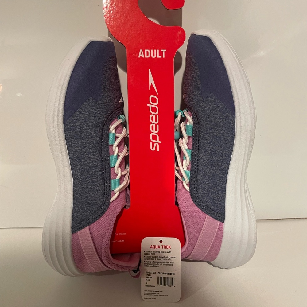 Speedo Women's Aqua Trek Sneakers - Pink and Blue